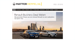 Desktop Screenshot of mattermeppel.nl